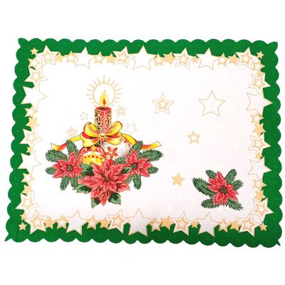 Konyha asztalterítő Homa CANDLE green 33x43 cm