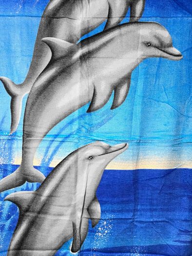 Strand fürdőlepedő DOLPHINS 70x140 cm